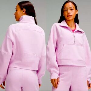 NWT Lululemon Athletica Scuba Oversized Funnel-Neck Half Zip